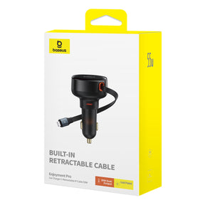 Baseus Enjoyment Pro Ładowarka samochodowa USB-C / Lightning 60W