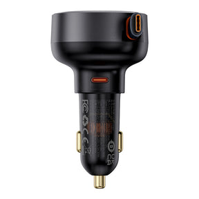 Baseus Enjoyment Pro Ładowarka samochodowa USB-C 60W z wbudowanym kablem