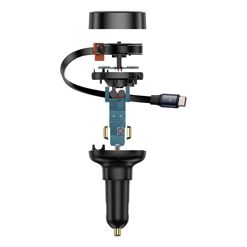 Baseus Enjoyment Pro Ładowarka samochodowa USB-C 60W z wbudowanym kablem