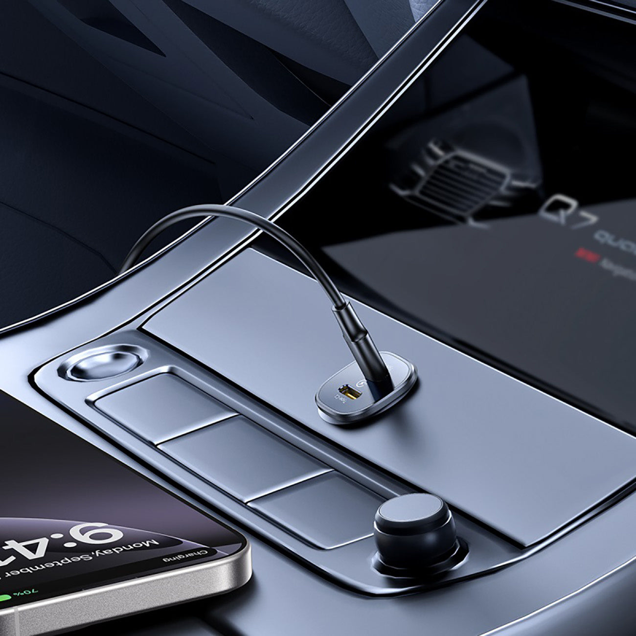 Ładowarka samochodowa Baseus GoTrip 2 x USB-C 30W