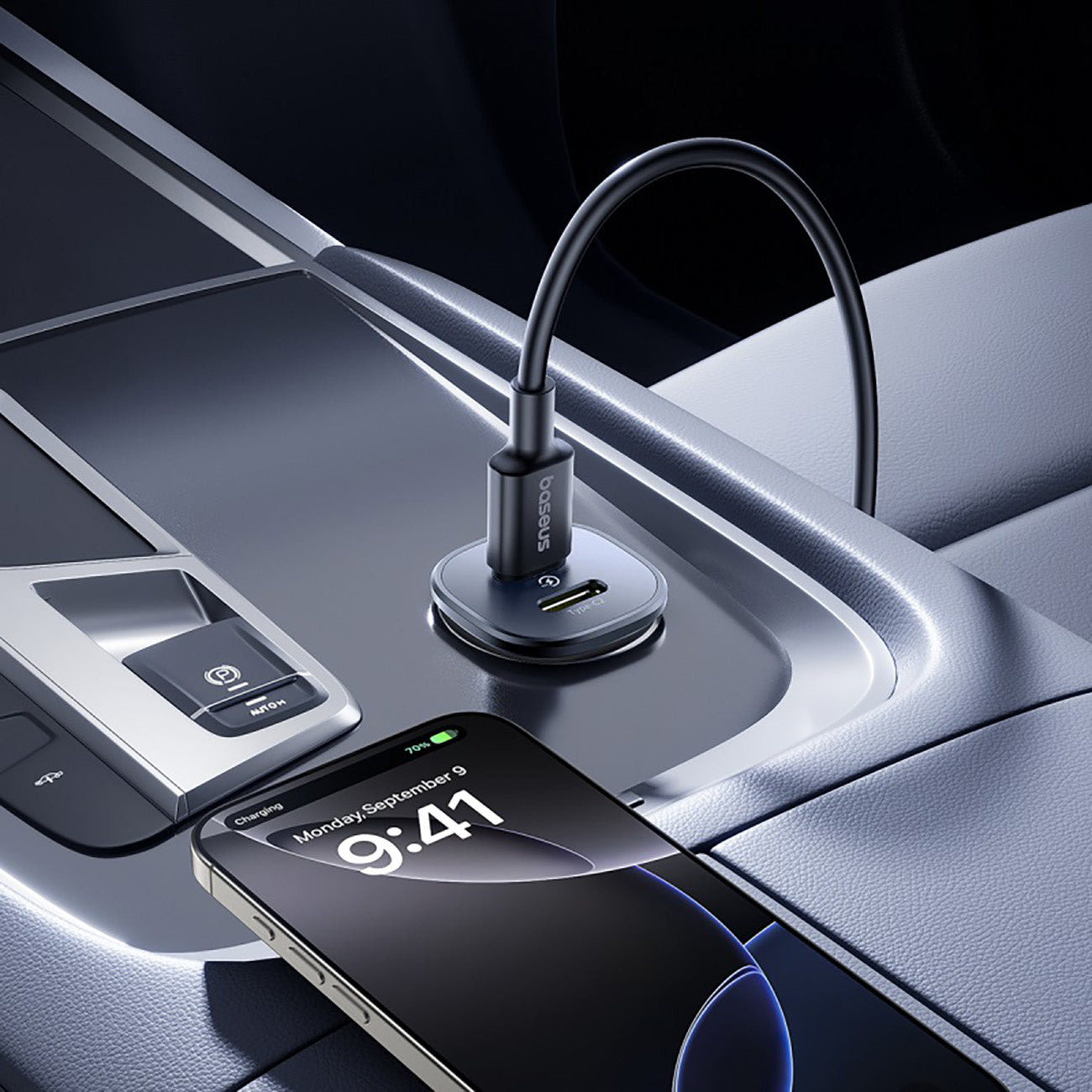 Ładowarka samochodowa Baseus GoTrip 2 x USB-C 30W