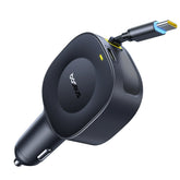 Baseus PrimeTrip VR2 Ładowarka samochodowa 30W ze zwijanym kablem USB-C