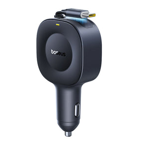 Baseus PrimeTrip VR2 Ładowarka samochodowa 30W ze zwijanym kablem USB-C
