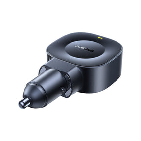 Baseus PrimeTrip VR2 Ładowarka samochodowa 45W + 45W ze zwijanym kablem USB-C