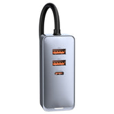 Baseus Share Together Ładowarka samochodowa wieloportowa 2x USB-A + 2x USB-C 120W