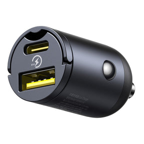 Baseus Tiny Star Ładowarka samochodowa 30W USB-A USB-C