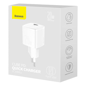 Baseus Cube Ładowarka sieciowa 20W PD USB-C