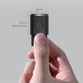 Ładowarka sieciowa Baseus Cube 20W PD USB-C - czarna