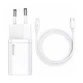 Baseus Cube Ładowarka sieciowa 20W PD USB-C z kablem Lightning PD 20W 1m
