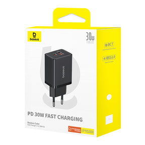 Baseus Cube Pro Ładowarka sieciowa 30W USB-C USB-A