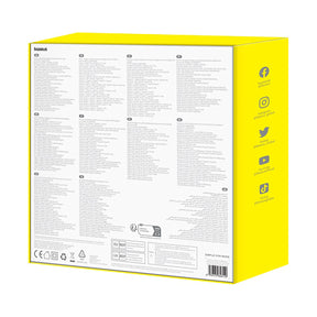 Baseus Digital GaN Ładowarka biurkowa 3xUSB-C 1xUSB-A 240W z kablem zasilającym