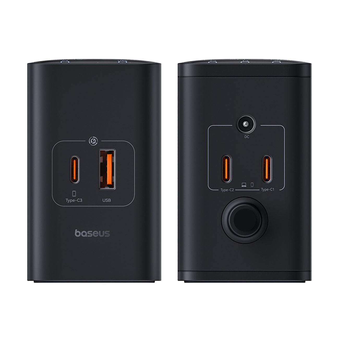 Baseus Digital GaN Ładowarka biurkowa 3xUSB-C 1xUSB-A 240W z kablem zasilającym