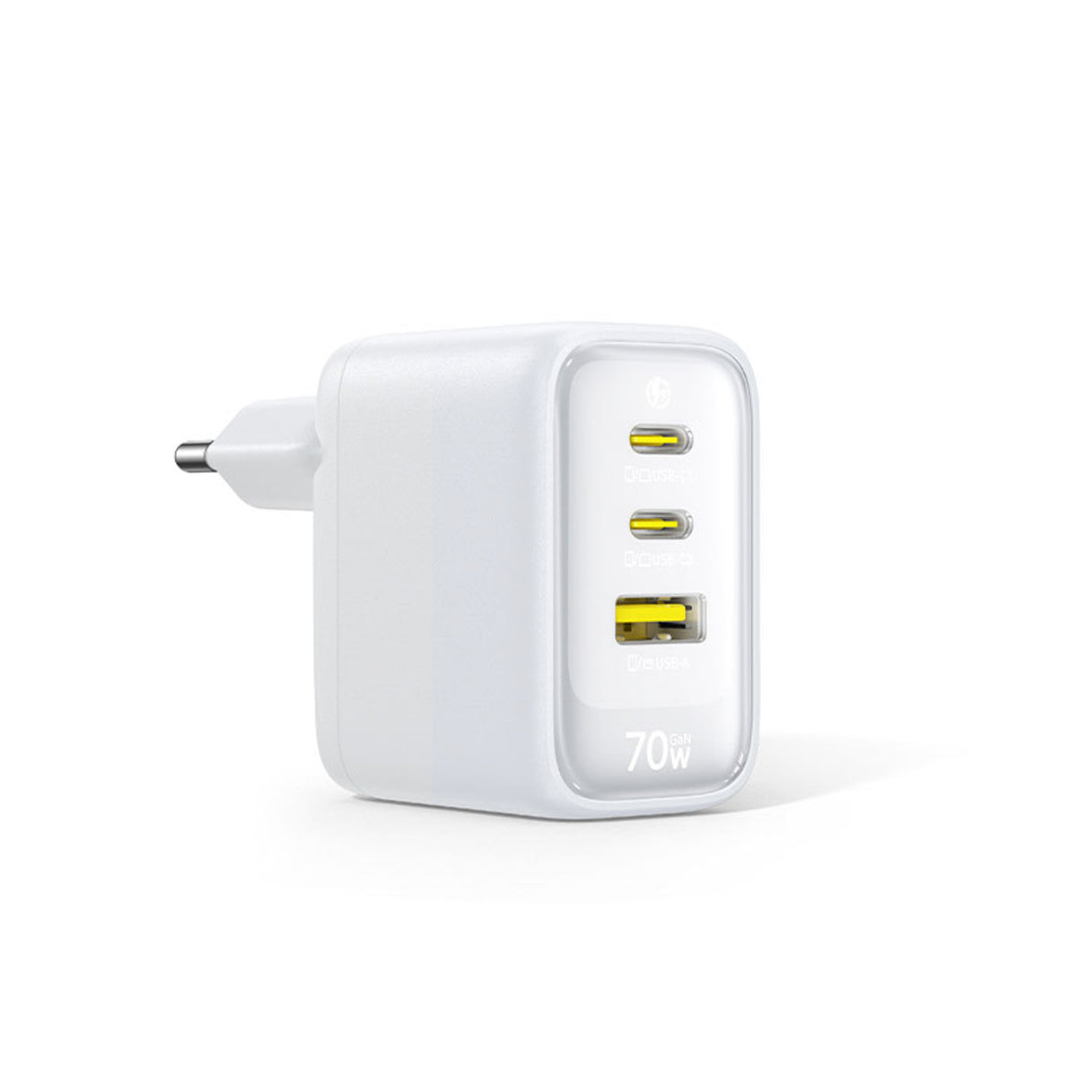 Baseus EnerFill FE22 Ładowarka sieciowa 70W 2× USB-C + USB-A