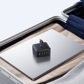 Baseus EnerFill FH11 GaN Ładowarka sieciowa 4-portowa 140W 3xUSB-C + 1xUSB-A