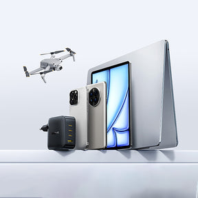 Baseus EnerFill FH11 GaN Ładowarka sieciowa 4-portowa 140W 3xUSB-C + 1xUSB-A