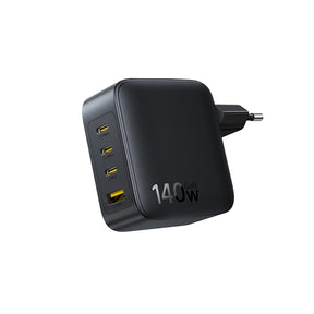 Baseus EnerFill FH11 GaN Ładowarka sieciowa 4-portowa 140W 3xUSB-C + 1xUSB-A