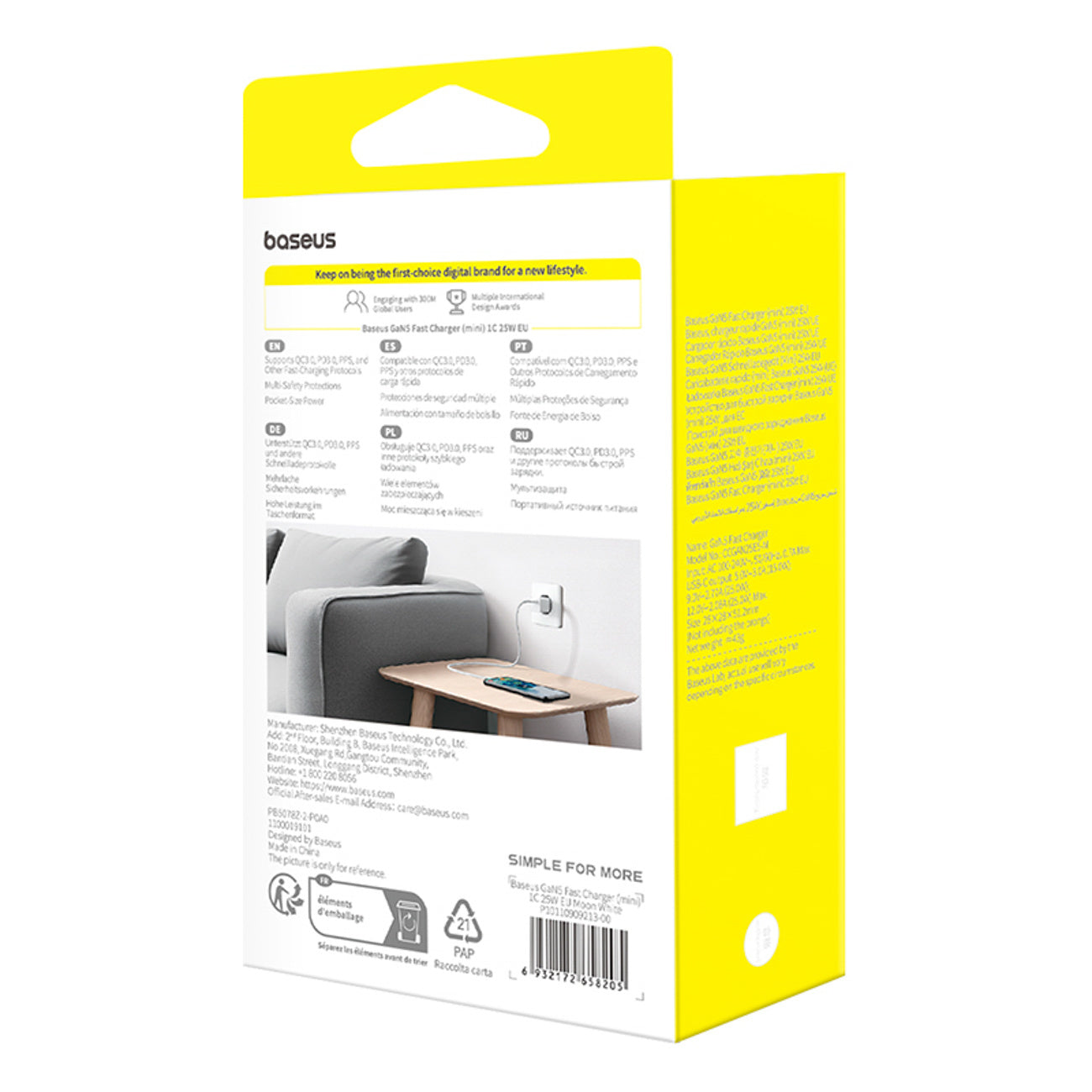 Baseus GaN5 25W Ładowarka sieciowa USB-C