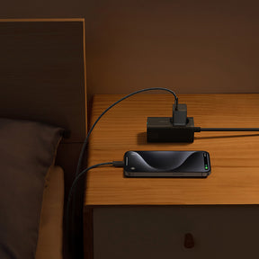Baseus GaN5 Fast Charger Mini Ładowarka sieciowa 30W USB-C z kablem USB-C 100W