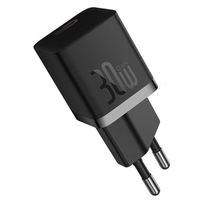 Baseus GaN5 Fast Charger Mini Ładowarka sieciowa 30W USB-C z kablem USB-C 100W