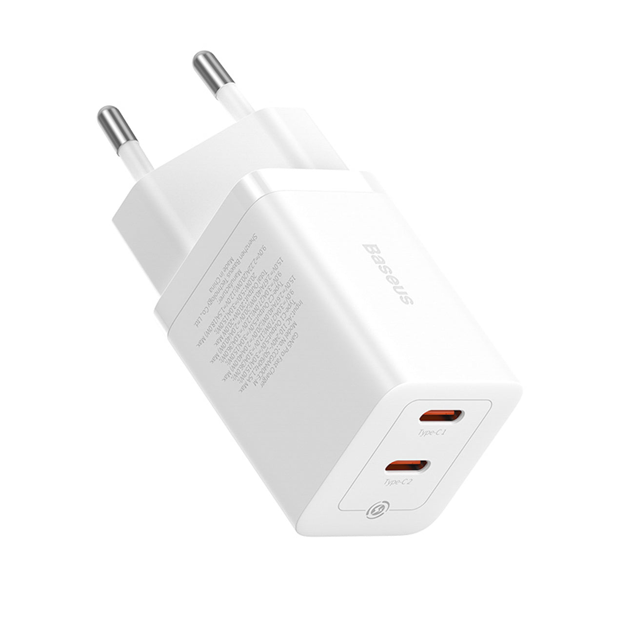 Baseus GaN5 Pro Ładowarka sieciowa 2xUSB-C 40W