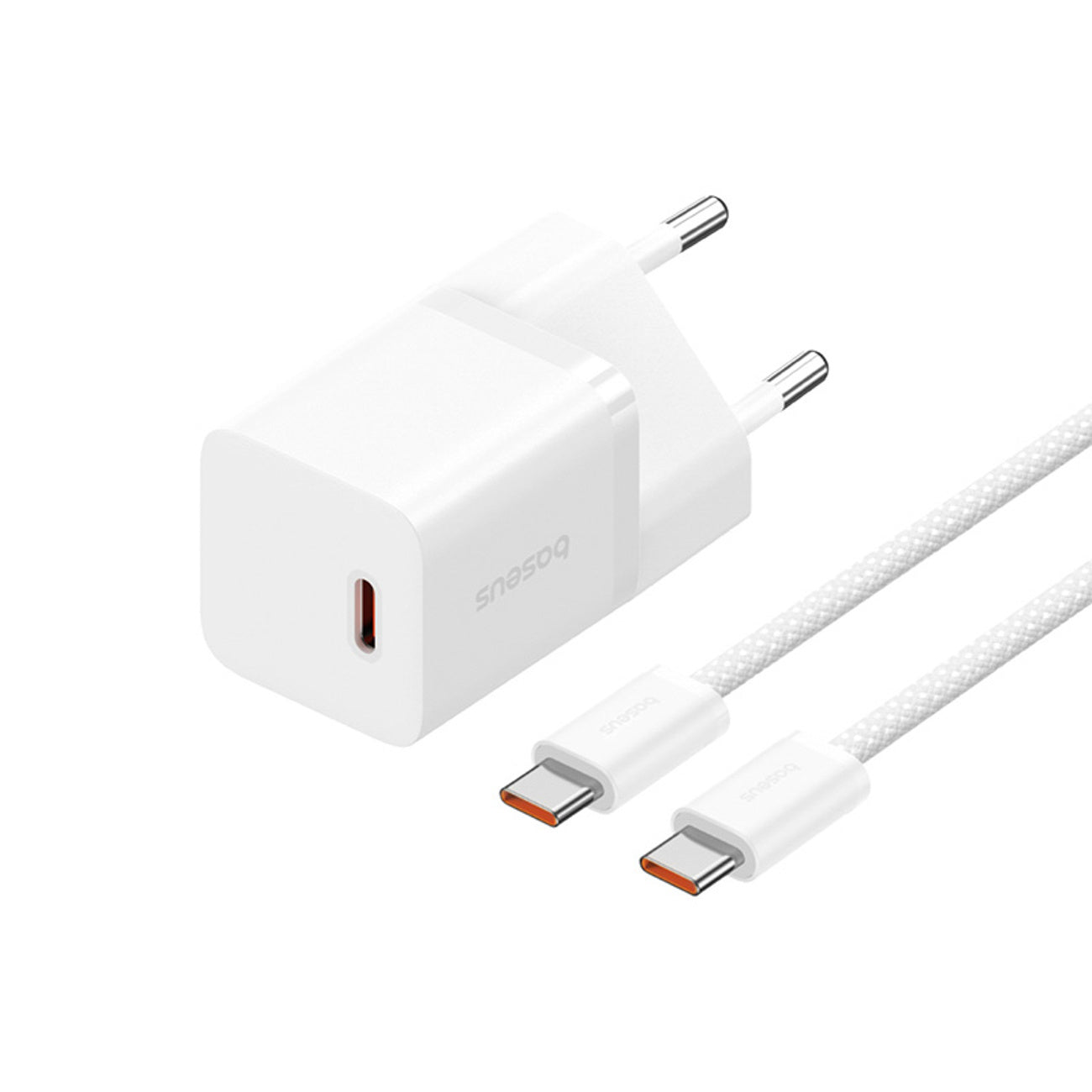 Baseus GaN5 Ładowarka sieciowa USB-C 30W z kablem Dynamic 3 USB-C 100W 1m