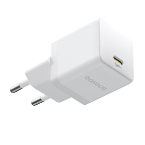 Baseus Palm 1C Ładowarka sieciowa USB-C 20W (z kablem Baseus Mini White USB-C 60W 1m)