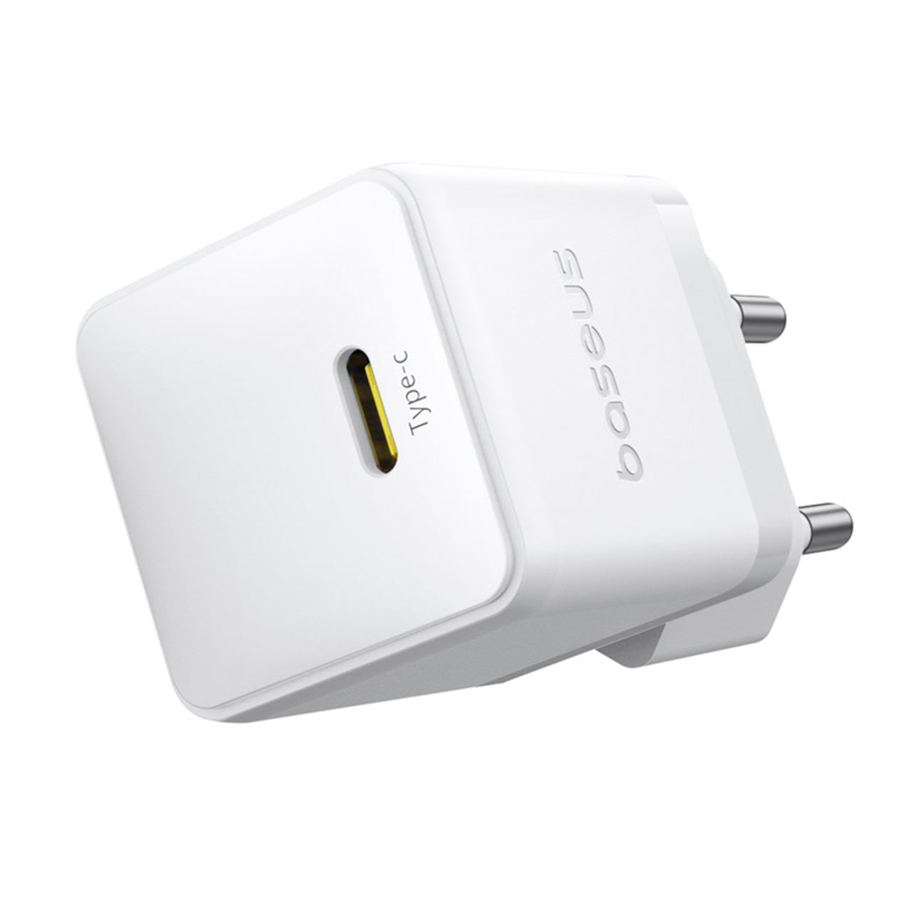 Baseus Palm 1C Ładowarka sieciowa USB-C 20W (z kablem Baseus Mini White USB-C 60W 1m)