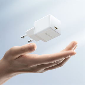 Baseus Palm 1C Ładowarka sieciowa USB-C 20W (z kablem Baseus Mini White USB-C 60W 1m)