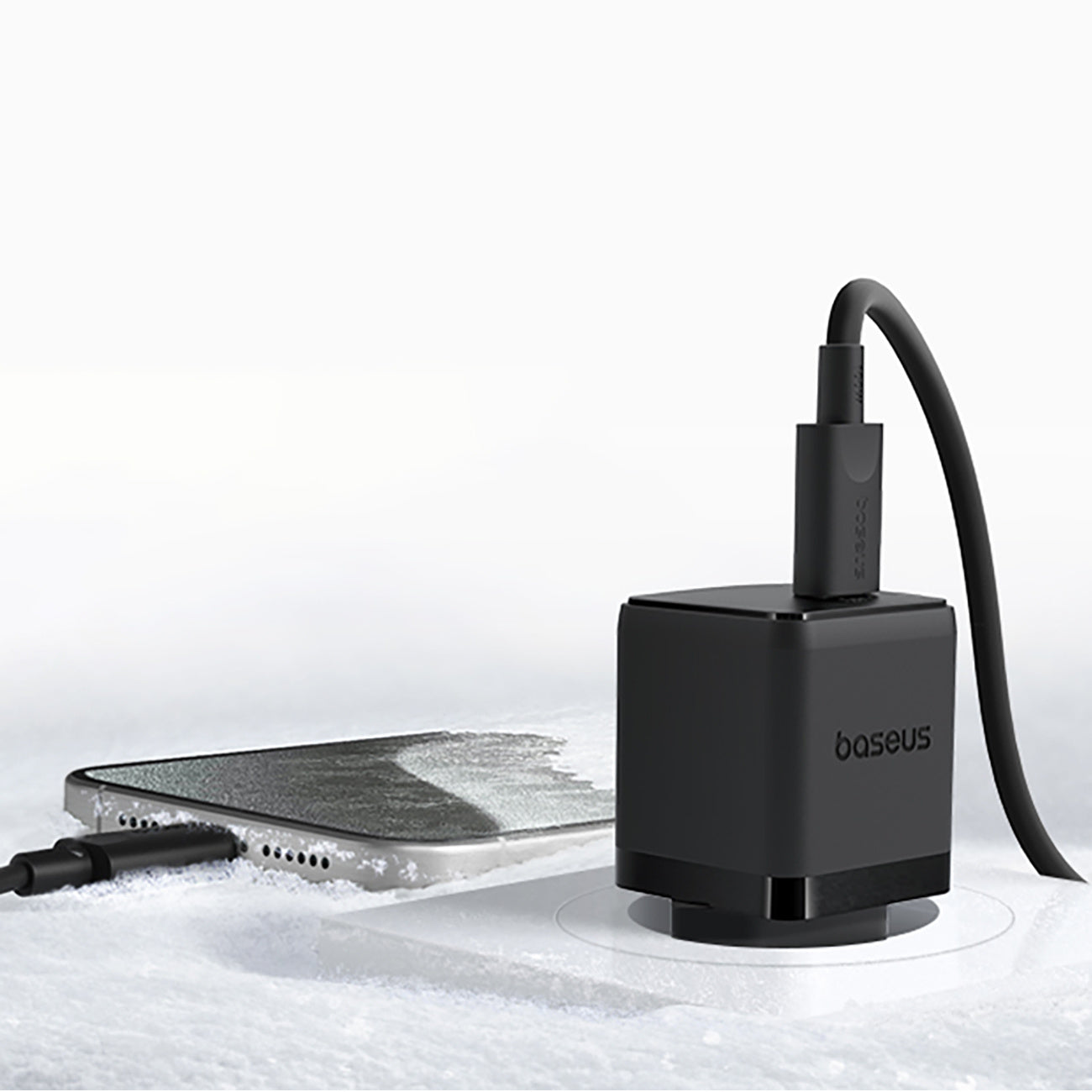 Baseus Palm 1C 20W Ładowarka sieciowa z kablem USB-C 1m