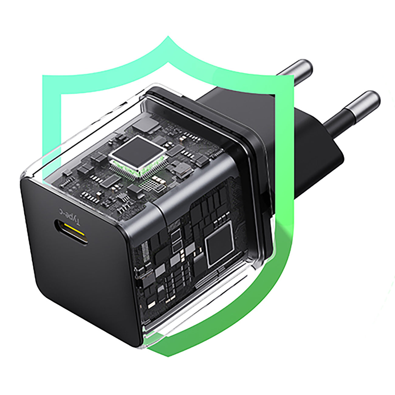 Baseus Palm 1C 20W Ładowarka sieciowa z kablem USB-C 1m