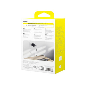 Baseus Palm 30W Ładowarka sieciowa USB-C z kablem USB-C 60W 1 m
