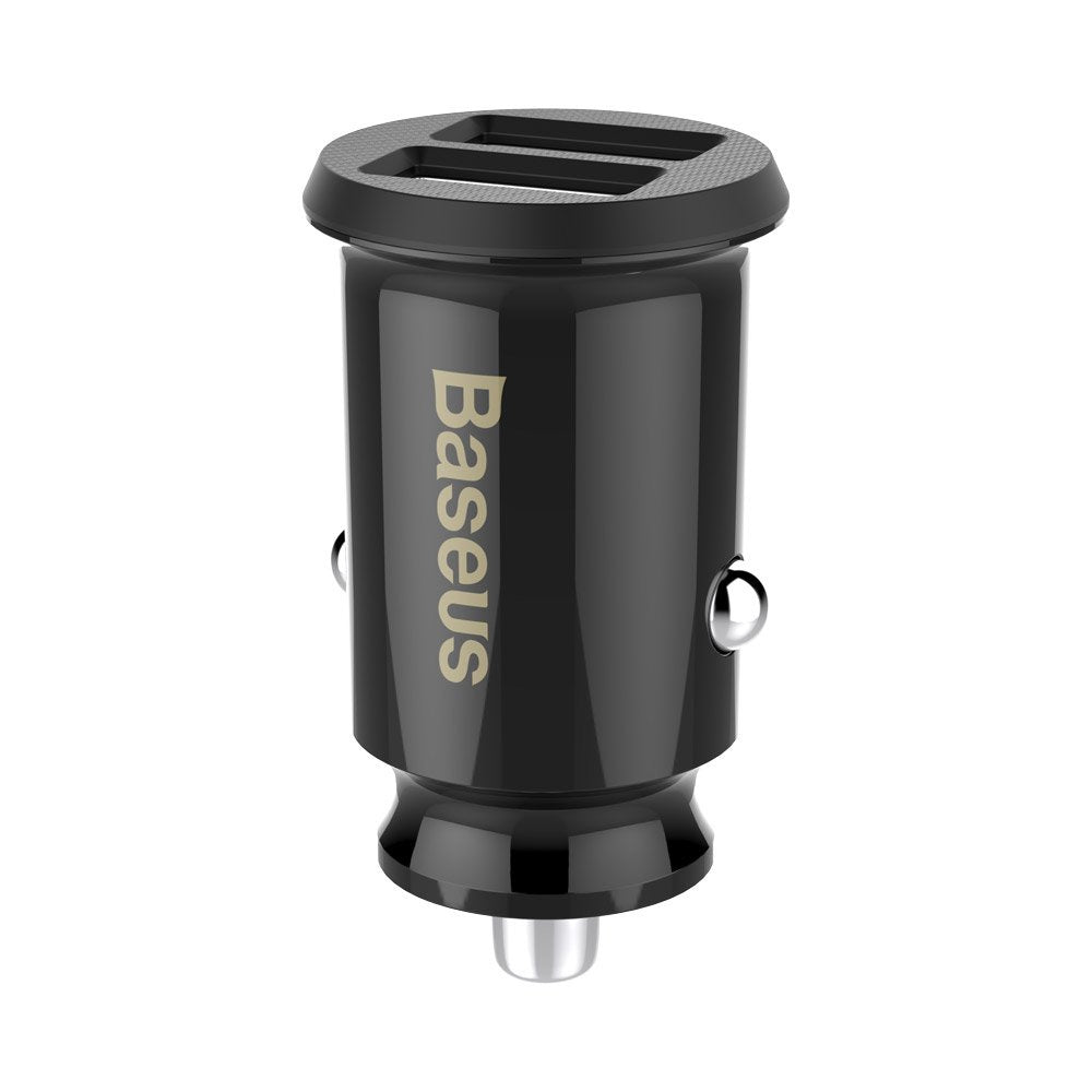 Mini ładowarka Baseus Grain Car Charger CCALL-ML01 samochodowa 2x USB-A 3.1A