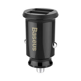 Mini ładowarka Baseus Grain Car Charger CCALL-ML01 samochodowa 2x USB-A 3.1A
