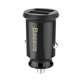 Mini ładowarka Baseus Grain Car Charger CCALL-ML01 samochodowa 2x USB-A 3.1A