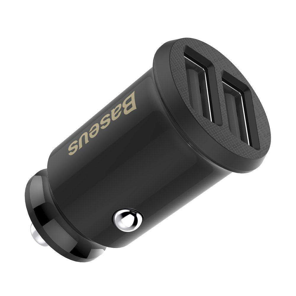 Mini ładowarka Baseus Grain Car Charger CCALL-ML01 samochodowa 2x USB-A 3.1A