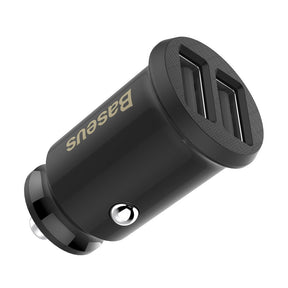 Mini ładowarka Baseus Grain Car Charger CCALL-ML01 samochodowa 2x USB-A 3.1A