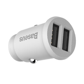 Mini ładowarka Baseus Grain Car Charger CCALL-ML02 samochodowa 2x USB-A 3.1A