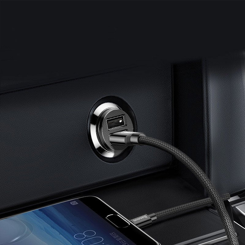 Mini ładowarka Baseus Grain Car Charger CCALL-ML02 samochodowa 2x USB-A 3.1A
