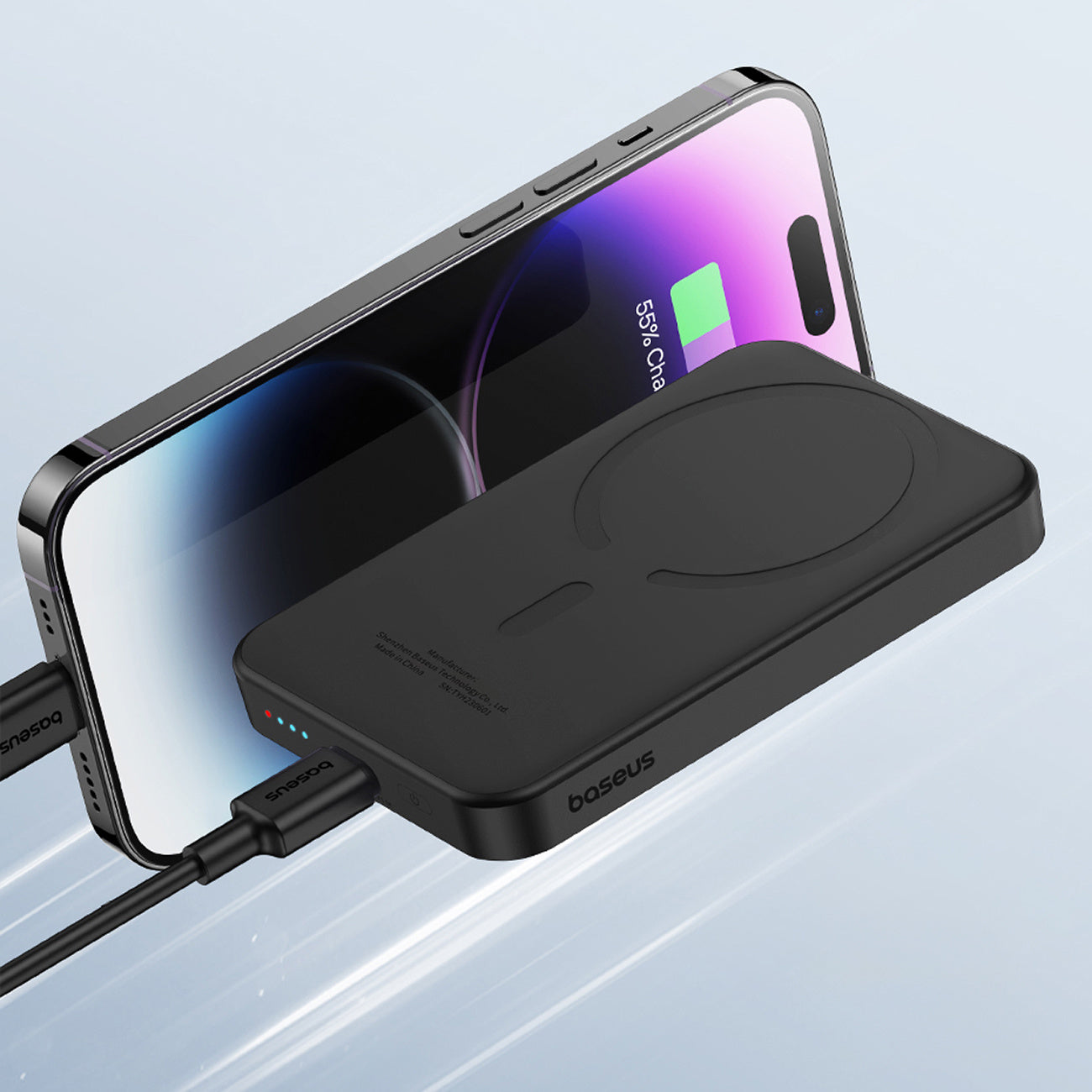 Mini powerbank Baseus 5000mAh 20W + kabel USB-C