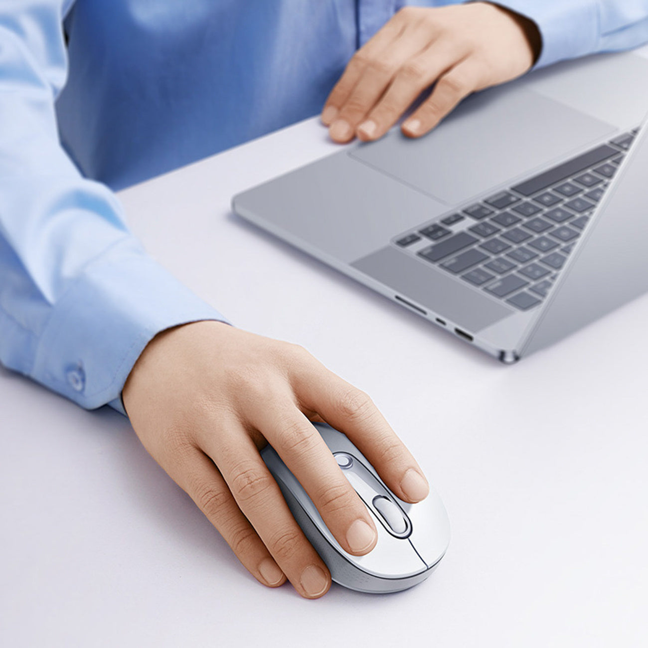 Baseus F02 Mysz bezprzewodowa ergonomiczna Bluetooth