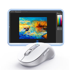 Baseus F02 Mysz bezprzewodowa ergonomiczna Bluetooth