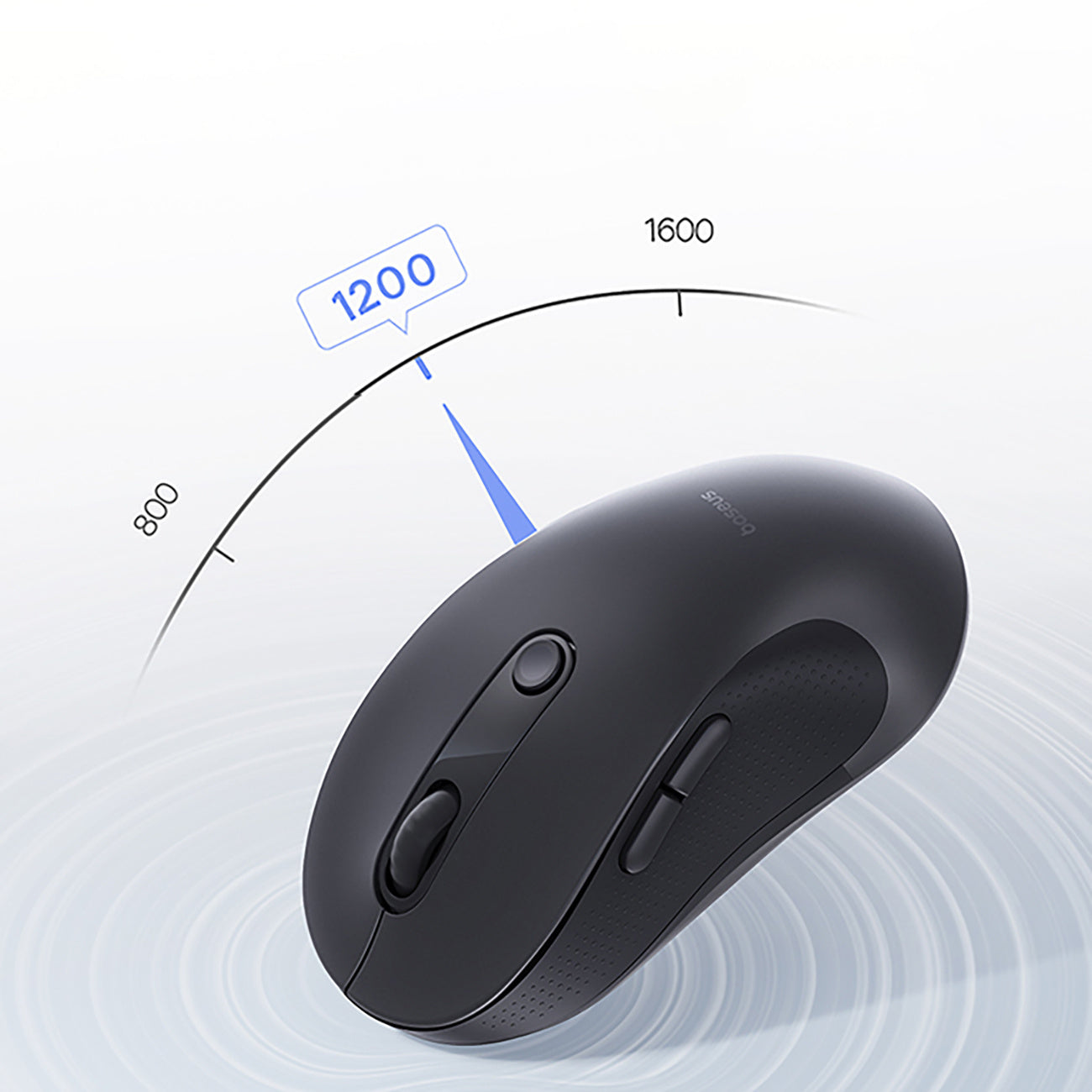 Baseus F02 Mysz bezprzewodowa ergonomiczna Bluetooth