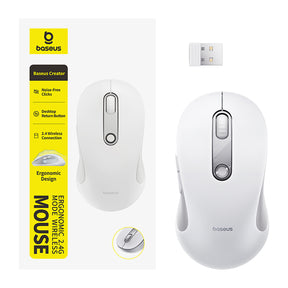 Baseus F02 Mysz bezprzewodowa ergonomiczna USB 2.4GHz