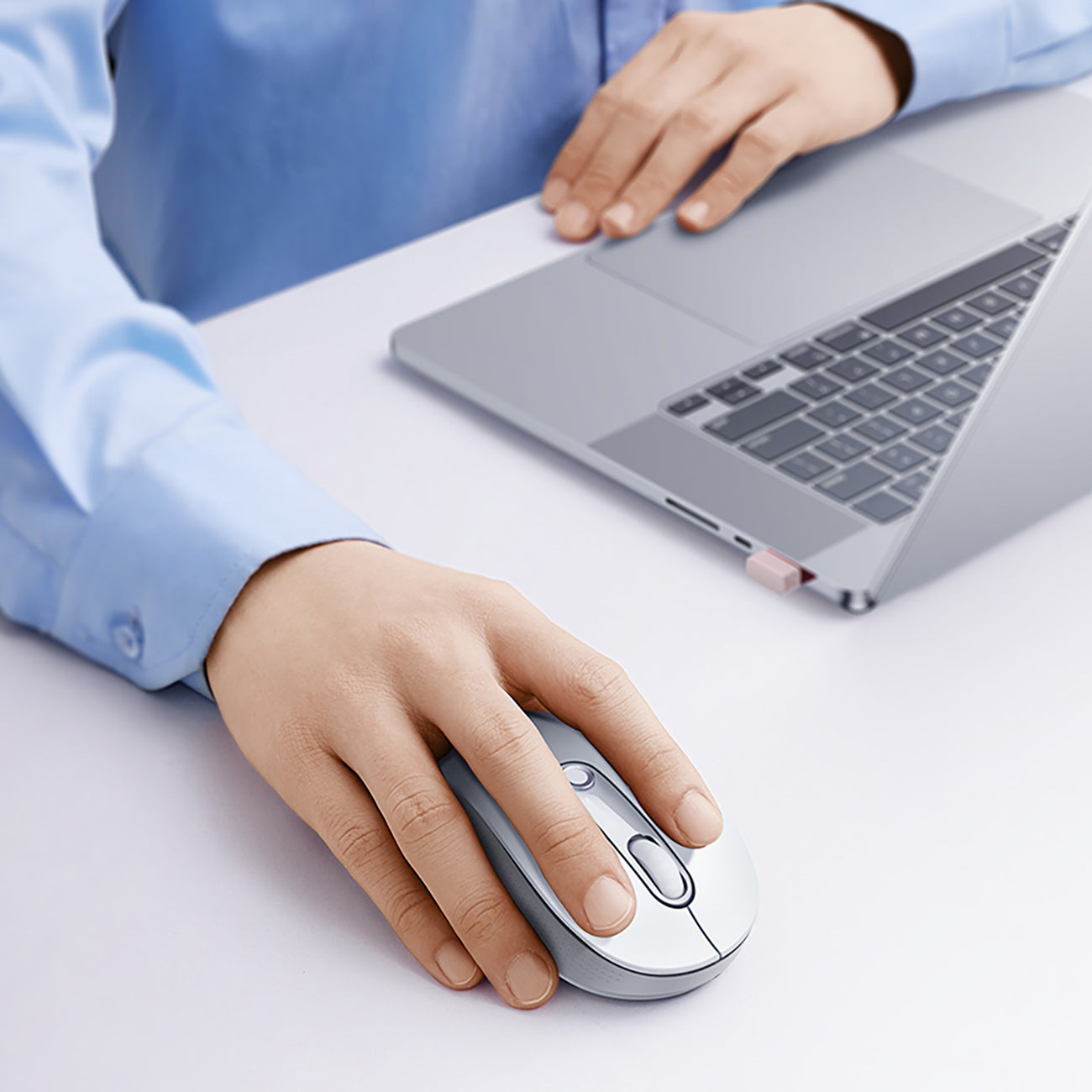 Baseus F02 Mysz bezprzewodowa ergonomiczna USB 2.4GHz