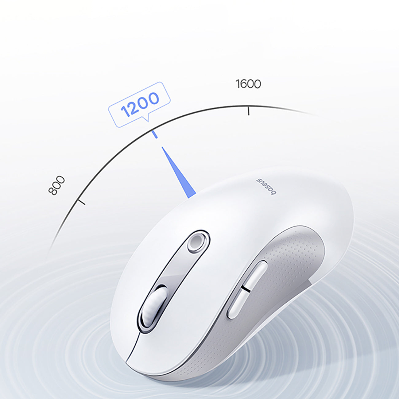 Baseus F02 Mysz bezprzewodowa ergonomiczna USB 2.4GHz