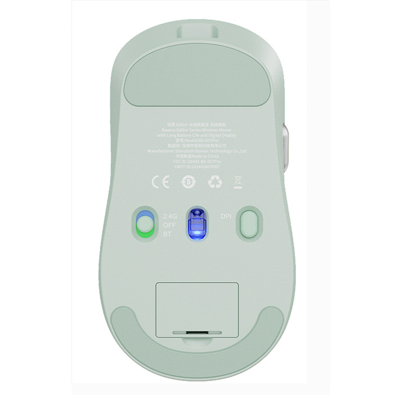Baseus Editor Mysz bezprzewodowa z akumulatorem 800 mAh i wskaźnikiem stanu baterii