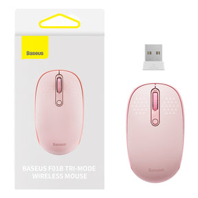 Baseus F01B Myszka bezprzewodowa 2.4GHz + Bluetooth 3.0 + 5.0