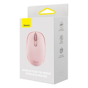 Baseus F01B Myszka bezprzewodowa 2.4GHz + Bluetooth 3.0 + 5.0