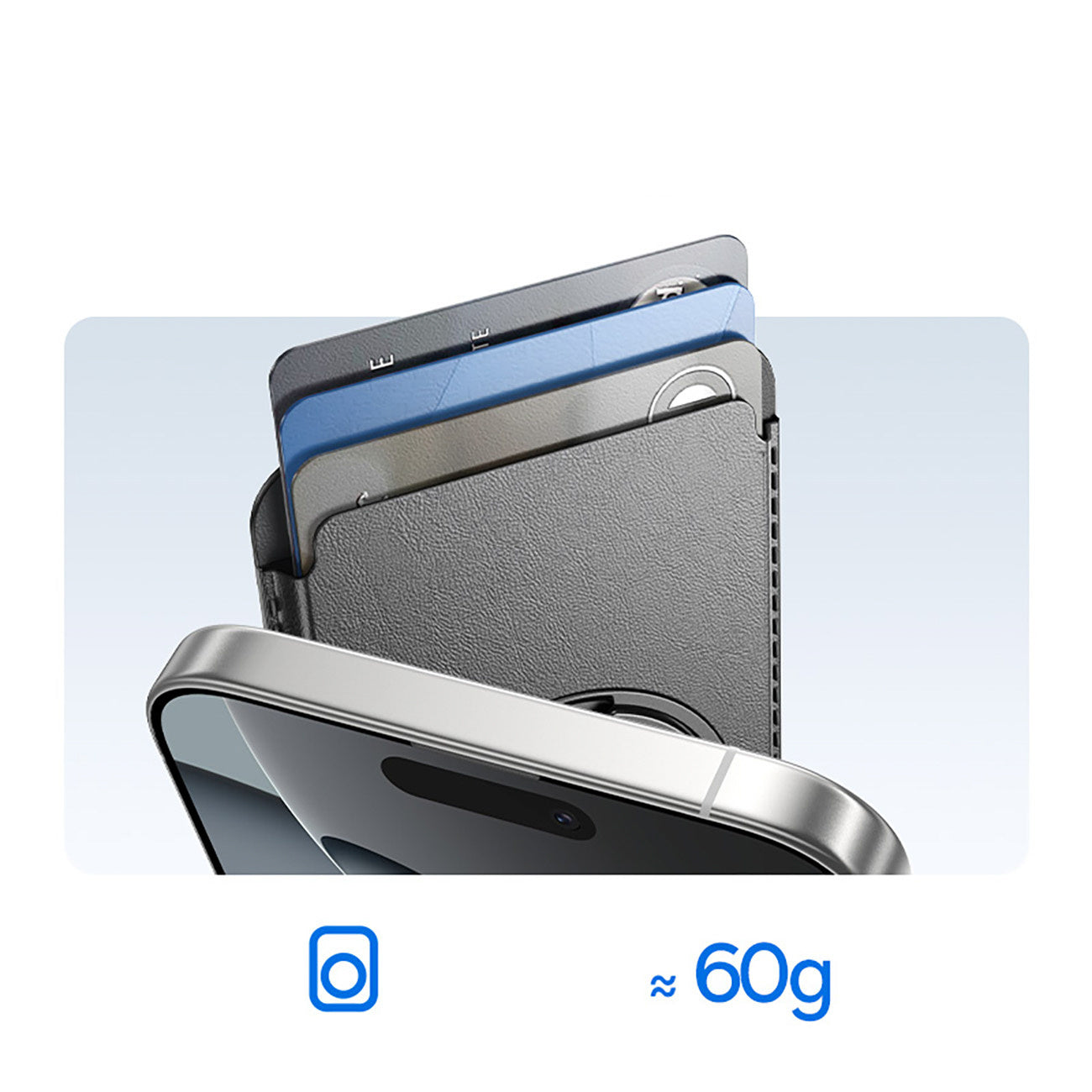 Portfel magnetyczny Baseus MagPro 3 z podstawką kompatybilny z MagSafe