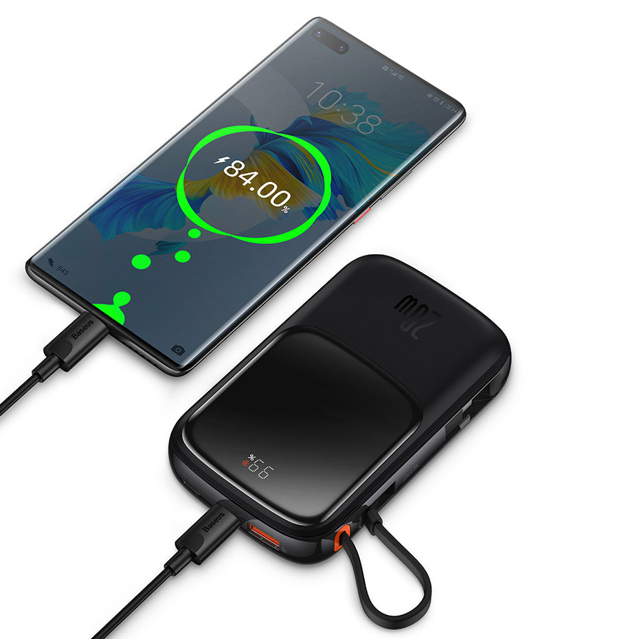 Powerbank 10000mAh 20W Baseus Qpow Pro Overseas Edition + kabel USB-C 3A